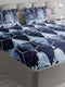 374 GSM Polyester Double Bed 1 Bedsheet with 2 Pillow Cover (Impression)