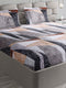 374 GSM Polyester Double Bed 1 Bedsheet with 2 Pillow Cover (Impression)