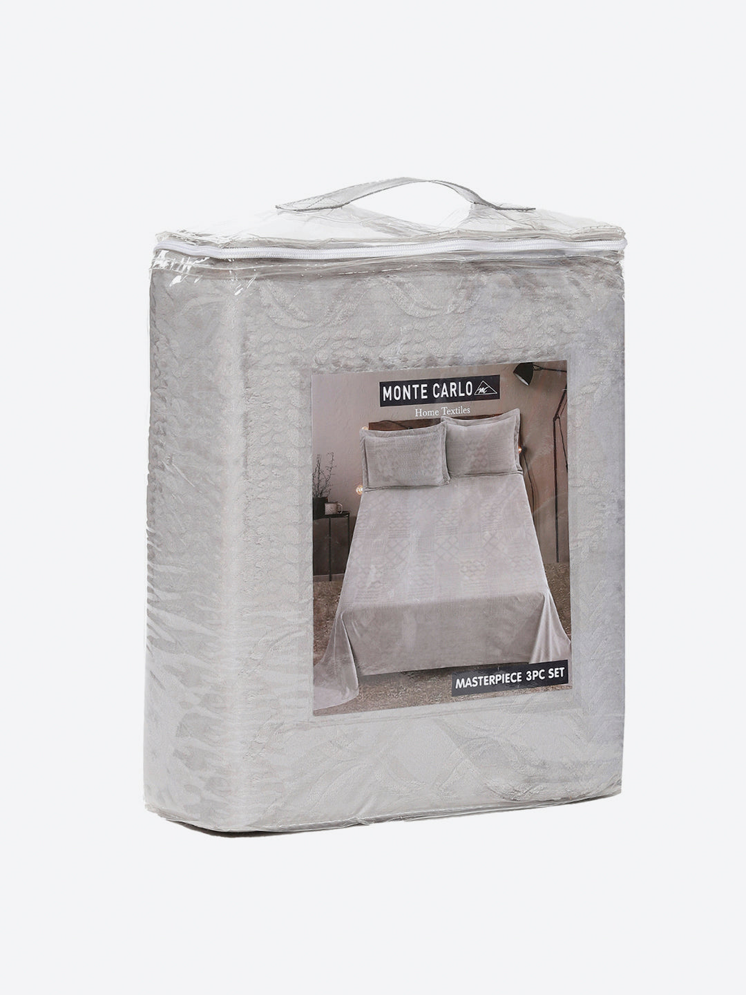 267 GSM 100% Polyester King Bed 1 Bedsheet with 2 Pillow Cover (Master Piece)