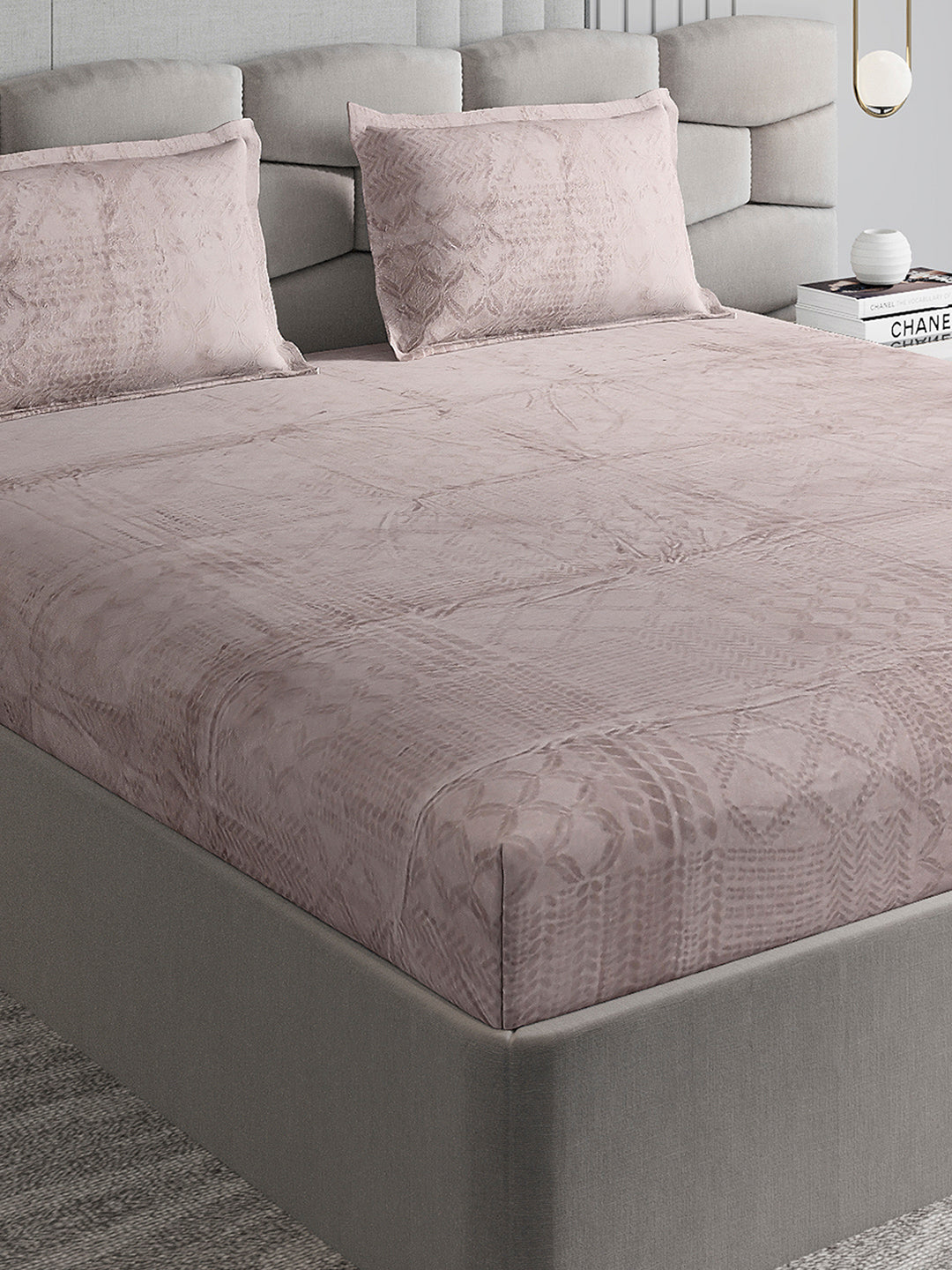 267 GSM 100% Polyester King Bed 1 Bedsheet with 2 Pillow Cover (Master Piece)