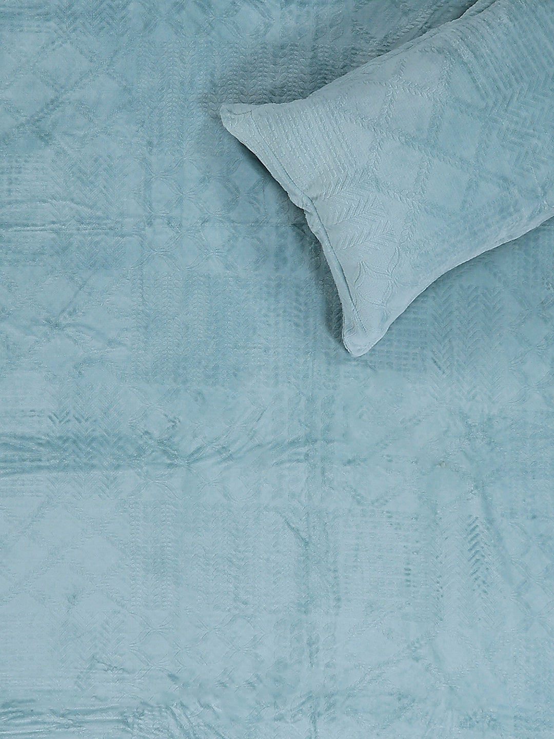 267 GSM 100% Polyester King Bed 1 Bedsheet with 2 Pillow Cover (Master Piece)