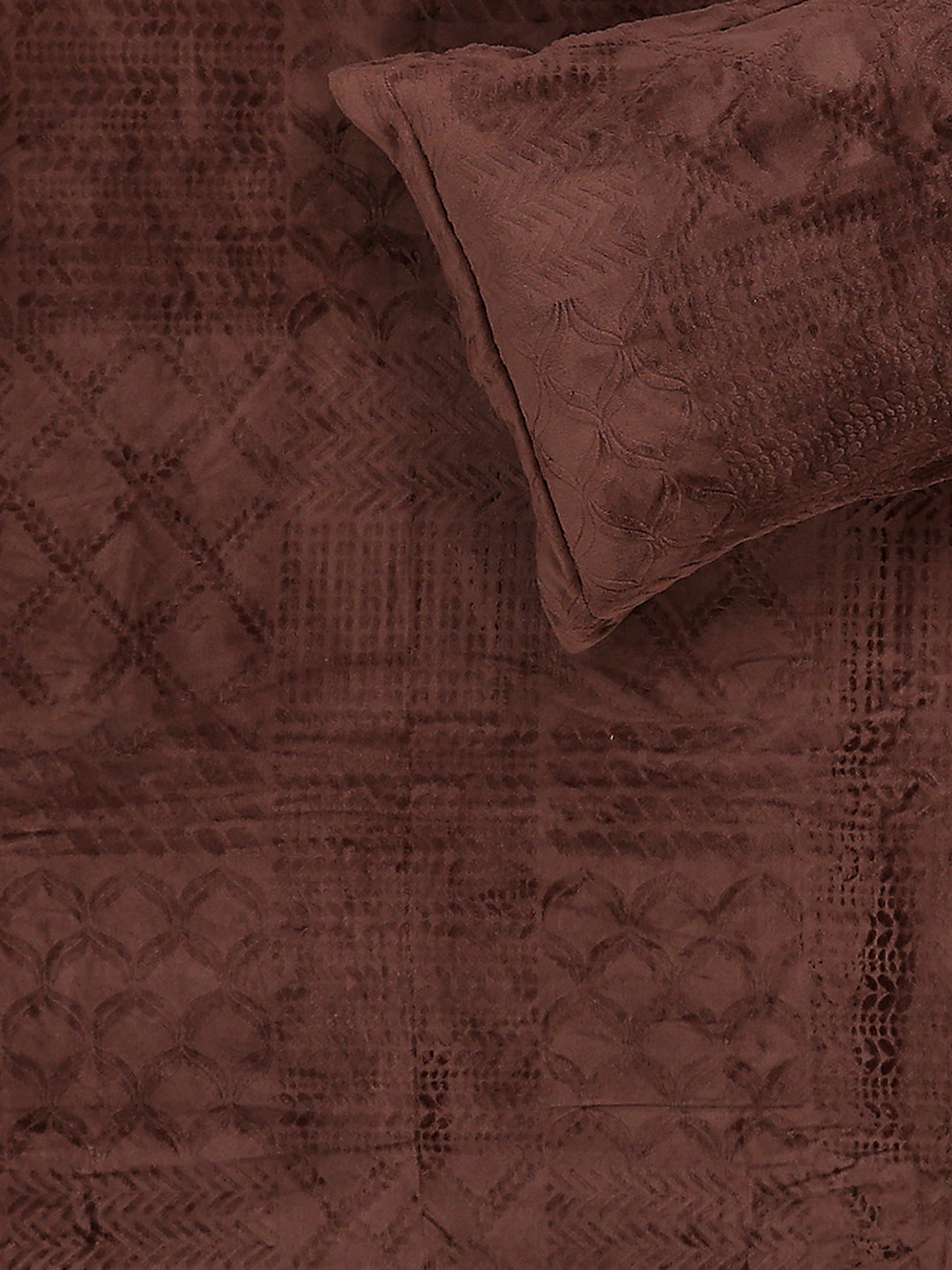 267 GSM 100% Polyester King Bed 1 Bedsheet with 2 Pillow Cover (Master Piece)