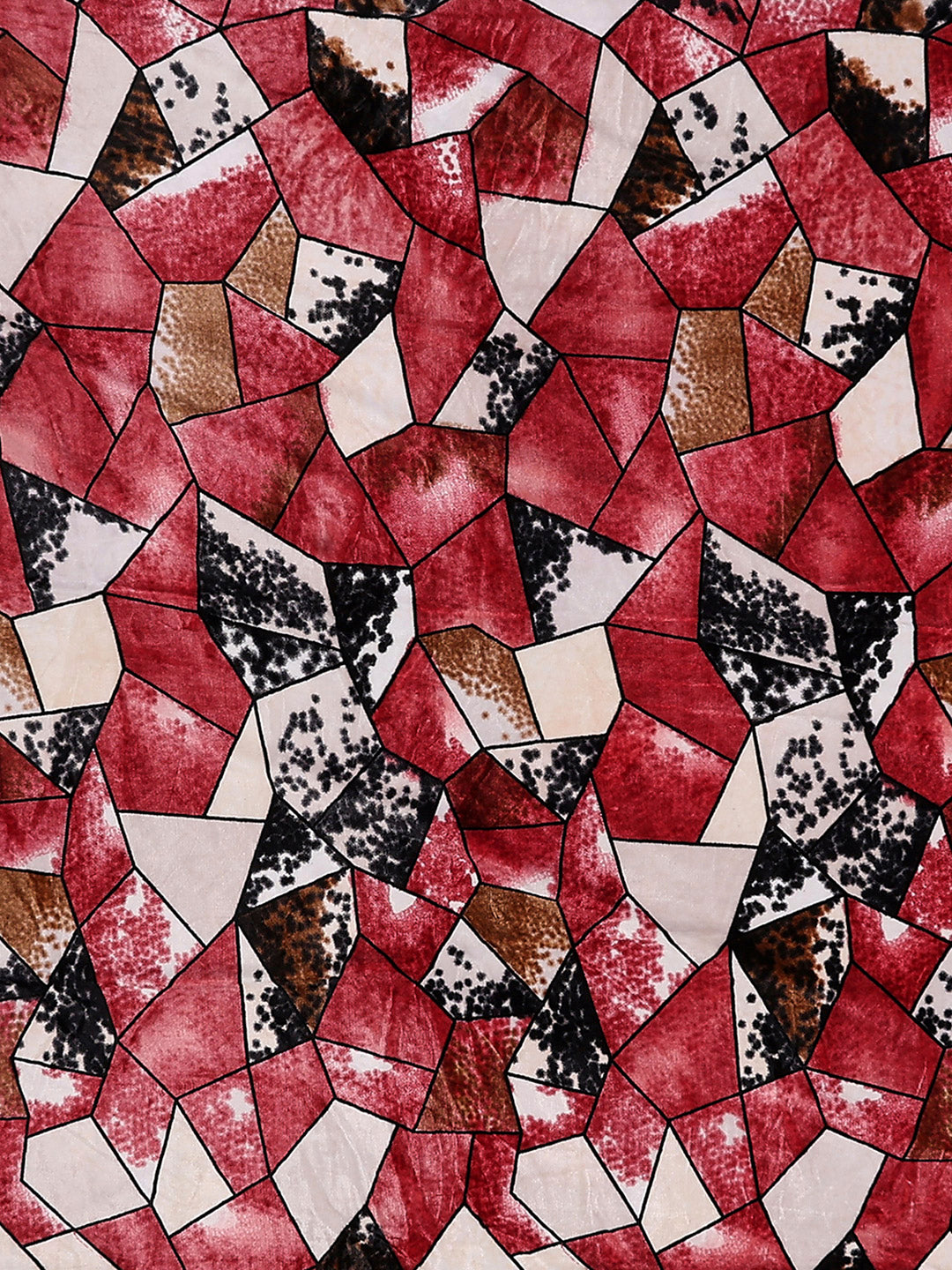 904 GSM 100% Polyester Double Bed 1 Bedsheet, 1 Duvet Cover & 2 Pillow Cover (Meteor 4 Pcs Set)