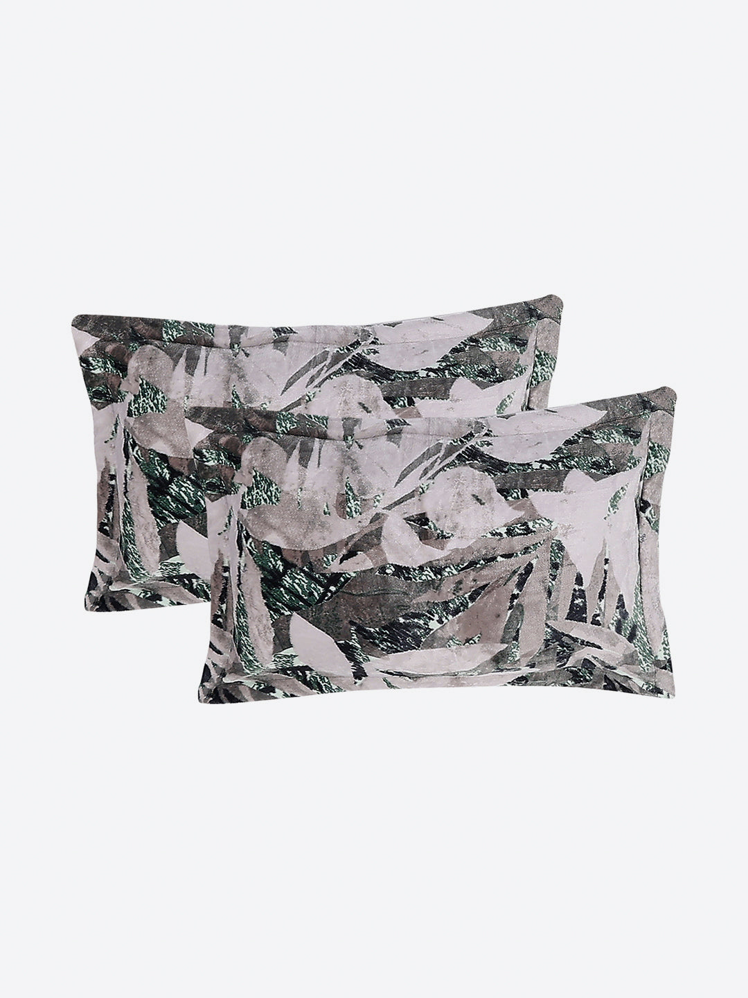 904 GSM 100% Polyester Double Bed 1 Bedsheet, 1 Duvet Cover & 2 Pillow Cover (Meteor 4 Pcs Set)