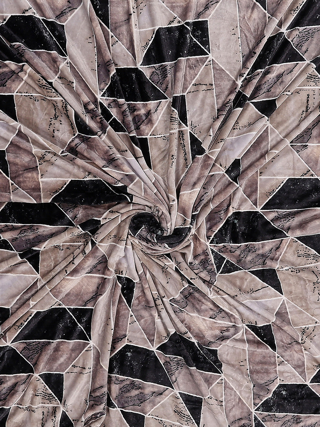 904 GSM 100% Polyester Double Bed 1 Bedsheet, 1 Duvet Cover & 2 Pillow Cover (Meteor 4 Pcs Set)