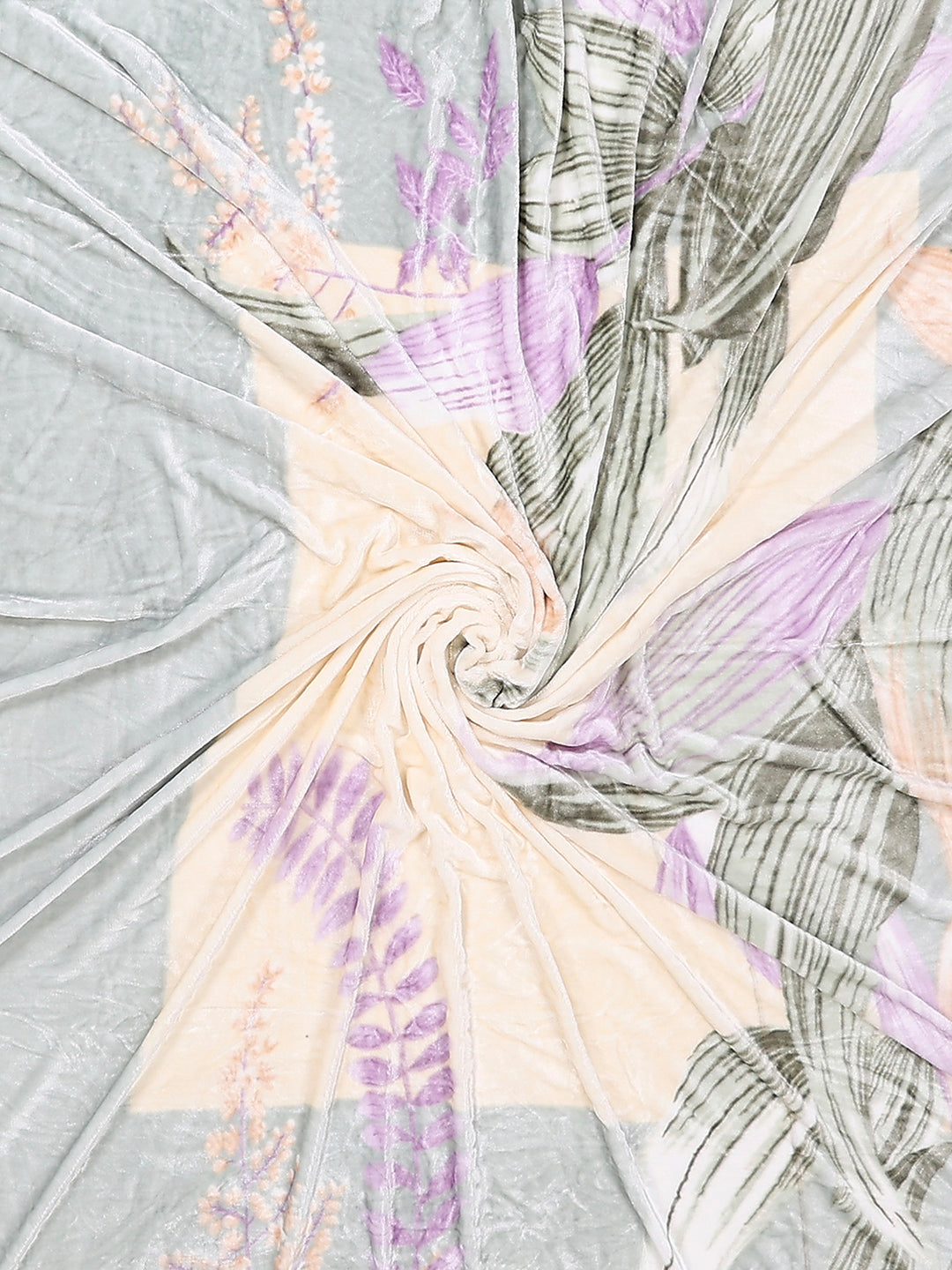 331 GSM 100% Polyester Double Bed 1 Bedsheet with 2 Pillow Cover (Miranda)