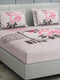 331 GSM 100% Polyester Double Bed 1 Bedsheet with 2 Pillow Cover (Miranda)