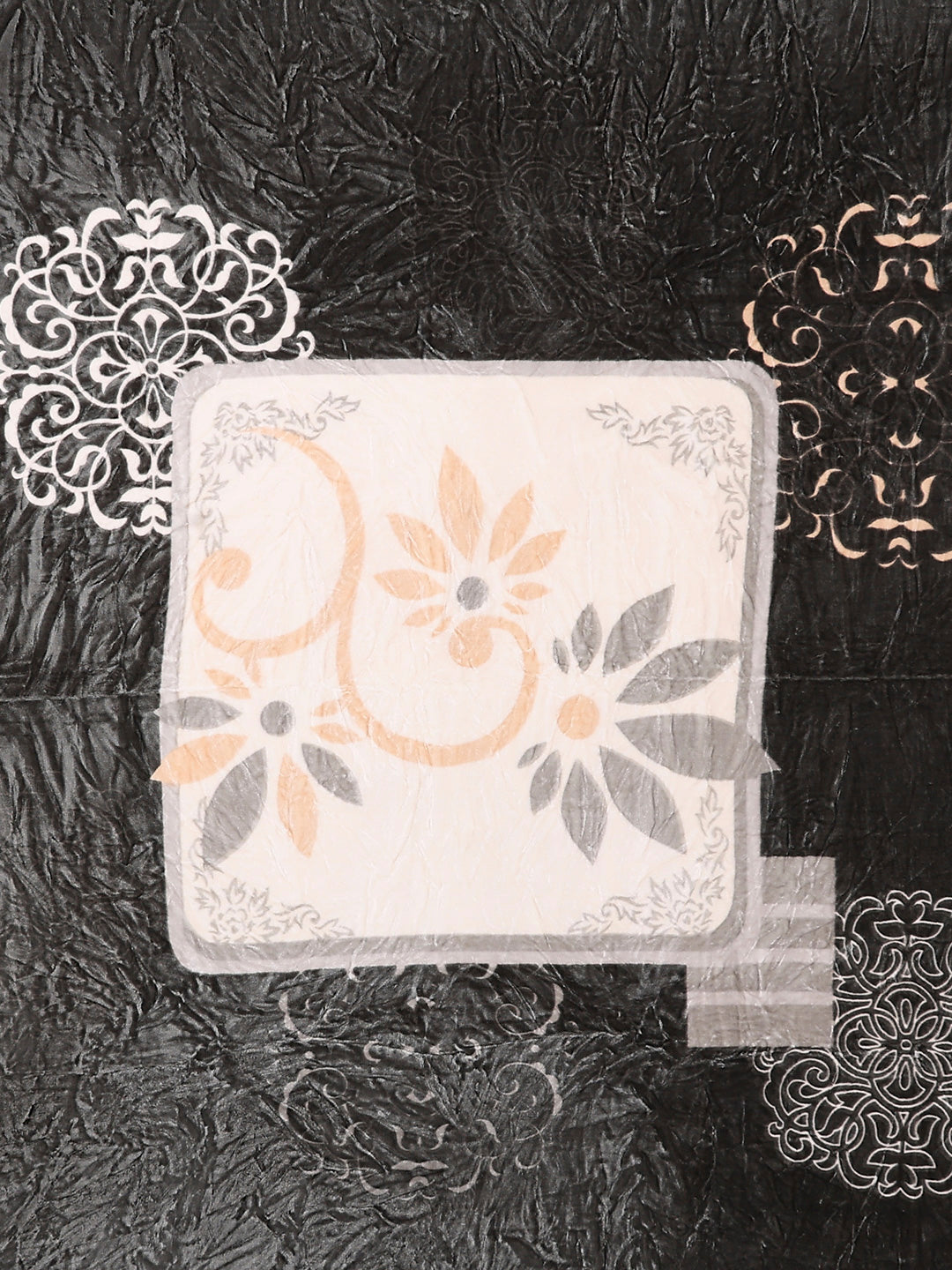 331 GSM 100% Polyester Double Bed 1 Bedsheet with 2 Pillow Cover (Miranda)