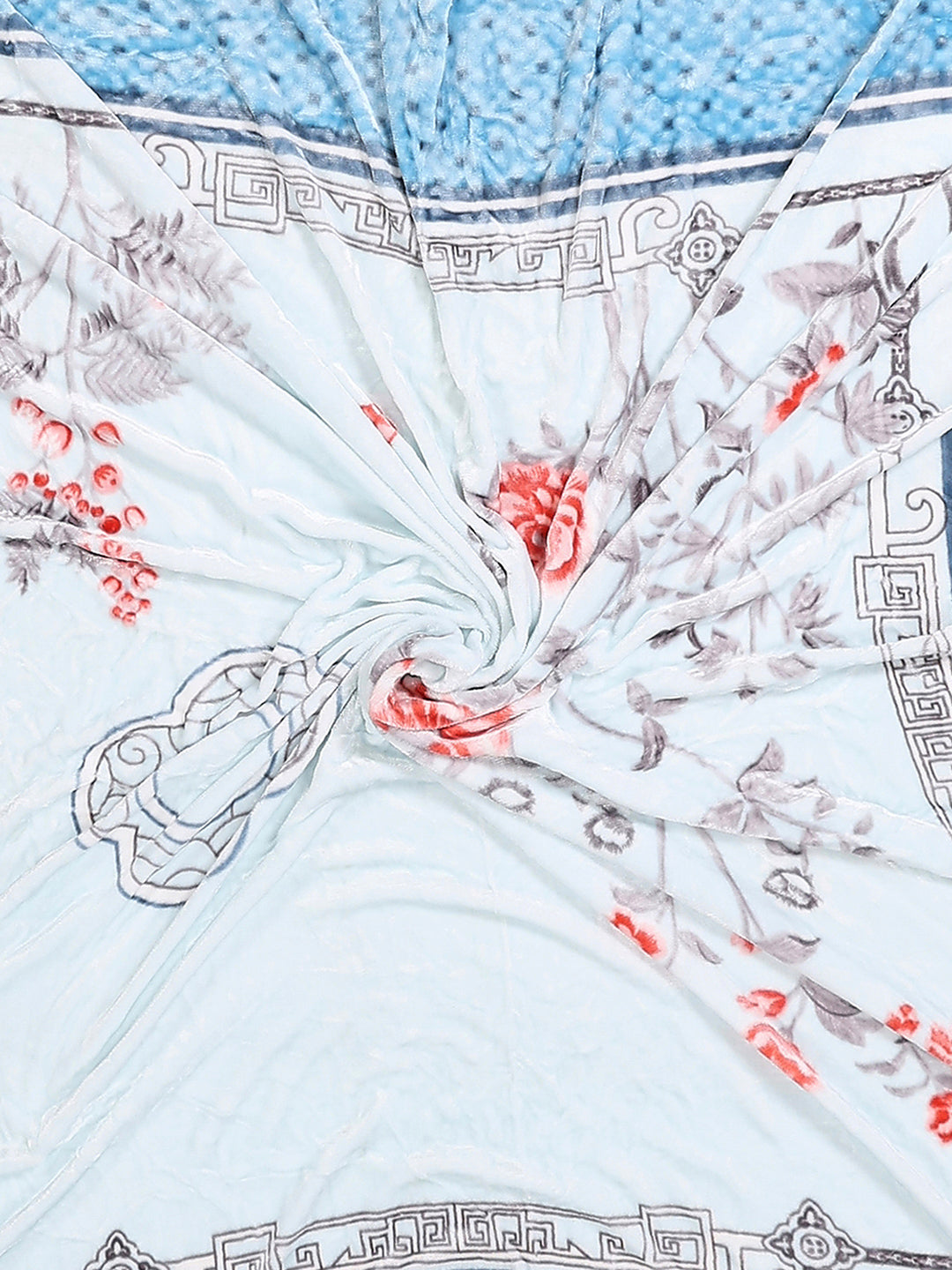 331 GSM 100% Polyester Double Bed 1 Bedsheet with 2 Pillow Cover (Miranda)