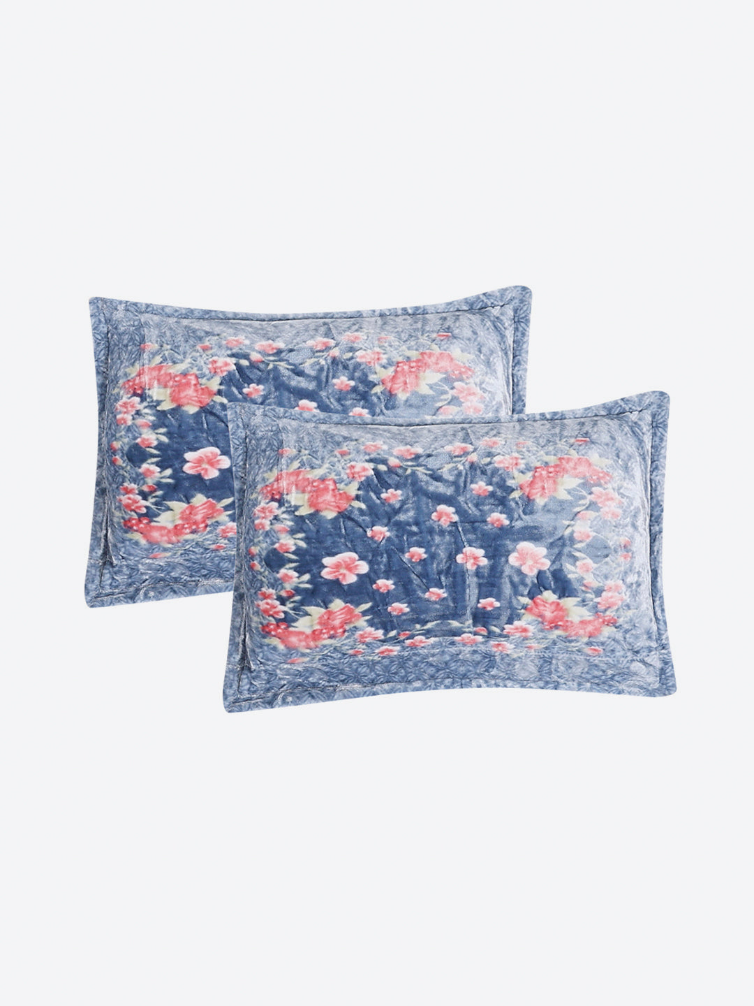 331 GSM 100% Polyester Double Bed 1 Bedsheet with 2 Pillow Cover (Miranda)