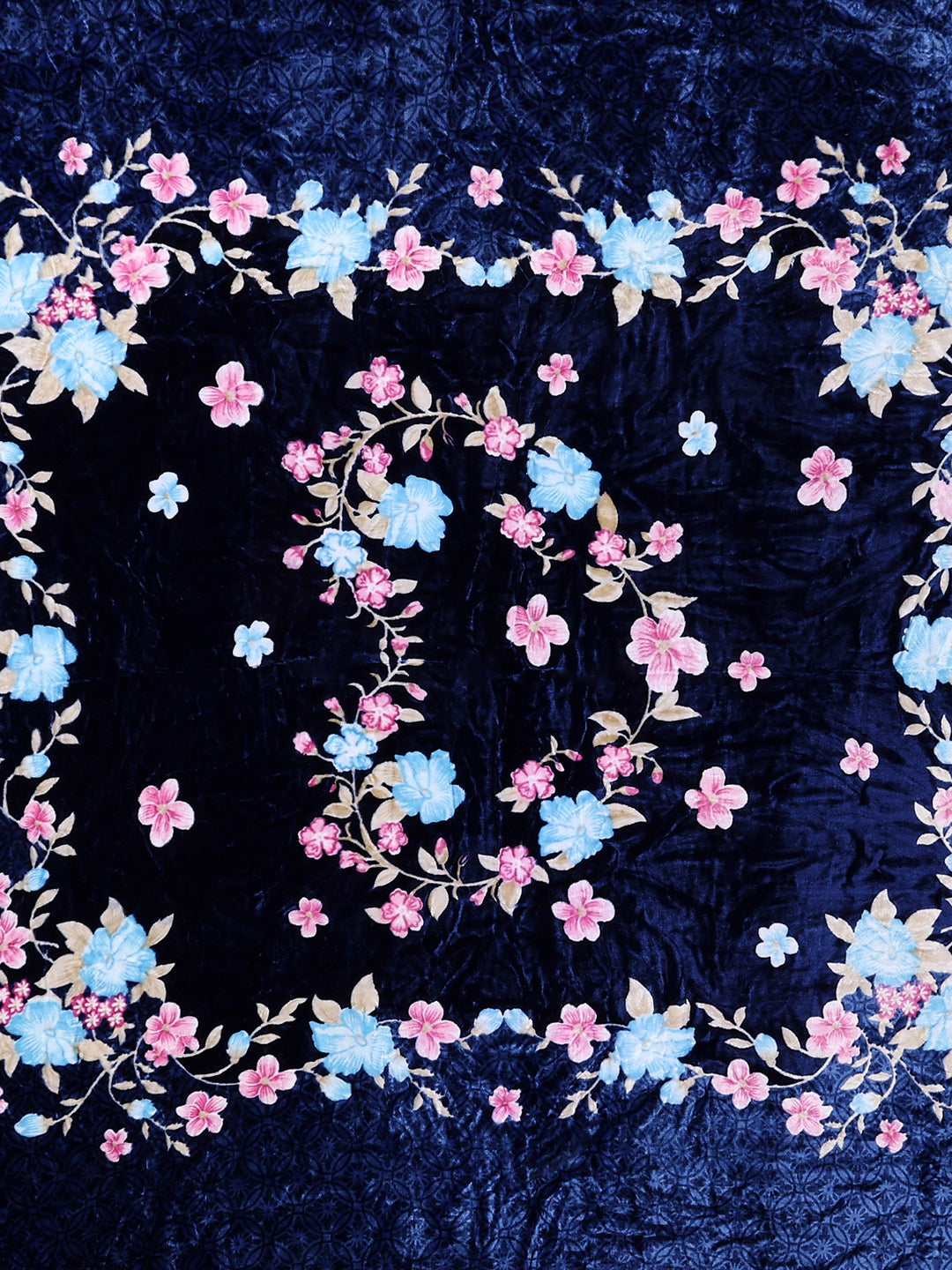 331 GSM 100% Polyester Double Bed 1 Bedsheet with 2 Pillow Cover (Miranda)