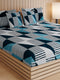 487 GSM Polyester Double Bed 1 Bedsheet, 2 Pillow Cover & 2 Cushion Case (Pristine 4 Pcs Set)