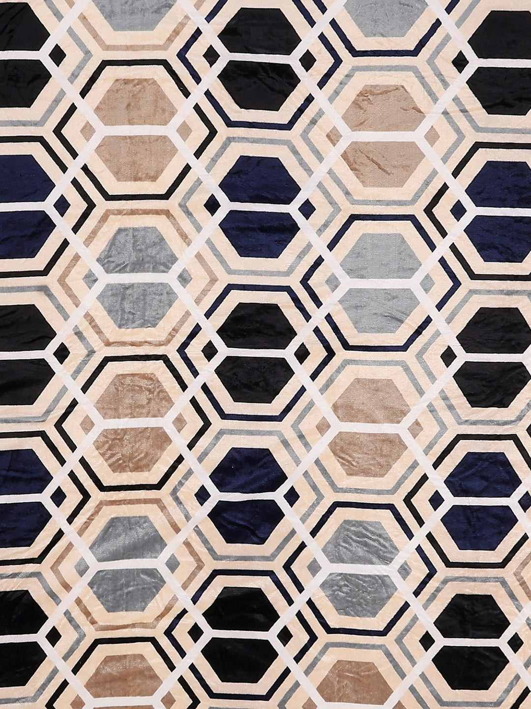 487 GSM 100% Polyester Double Bed 1 Bedsheet, 2 Pillow Cover & 2 Cushion Case (Pristine 4 Pcs Set)