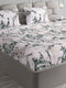 371 GSM Polyester King Bed 1 Bedsheet with 2 Pillow Cover (Rubina King)