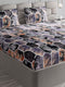 371 GSM Polyester King Bed 1 Bedsheet with 2 Pillow Cover (Rubina King)