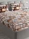 404 GSM Polyester Double Bed 1 Bedsheet with 2 Pillow Cover (Ruby Gold)