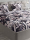 404 GSM Polyester Double Bed 1 Bedsheet with 2 Pillow Cover (Ruby Gold)
