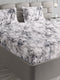 404 GSM Polyester Double Bed 1 Bedsheet with 2 Pillow Cover (Ruby Gold)
