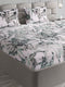 404 GSM Polyester Double Bed 1 Bedsheet with 2 Pillow Cover (Ruby Gold)