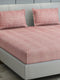 393 GSM Polyester King Bed 1 Bedsheet with 2 Pillow Cover (Spherix)