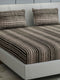 393 GSM Polyester King Bed 1 Bedsheet with 2 Pillow Cover (Spherix)