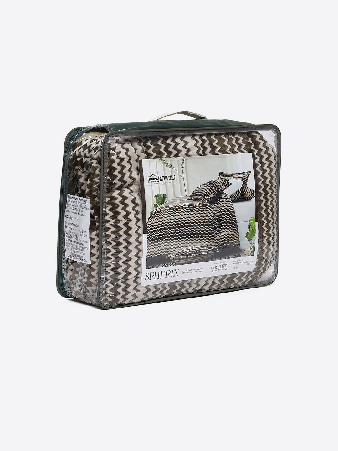 393 GSM Polyester King Bed 1 Bedsheet with 2 Pillow Covers (Spherix)
