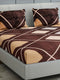 247 GSM 100% Polyester King Bed 1 Bedsheet with 2 Pillow Cover (Teresa)