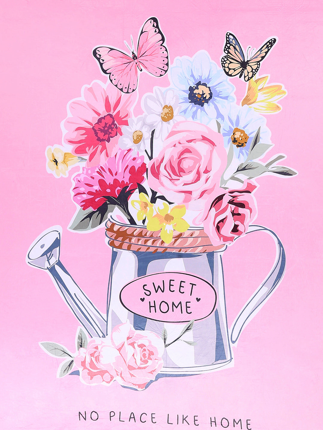 252 GSM 100% Polyester King Bed 1 Bedsheet with 2 Pillow Cover (Urban)