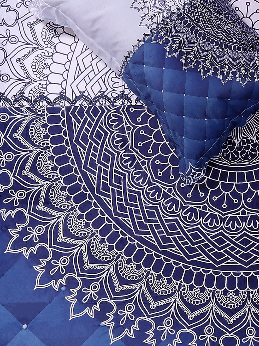 252 GSM 100% Polyester King Bed 1 Bedsheet with 2 Pillow Cover (Urban)