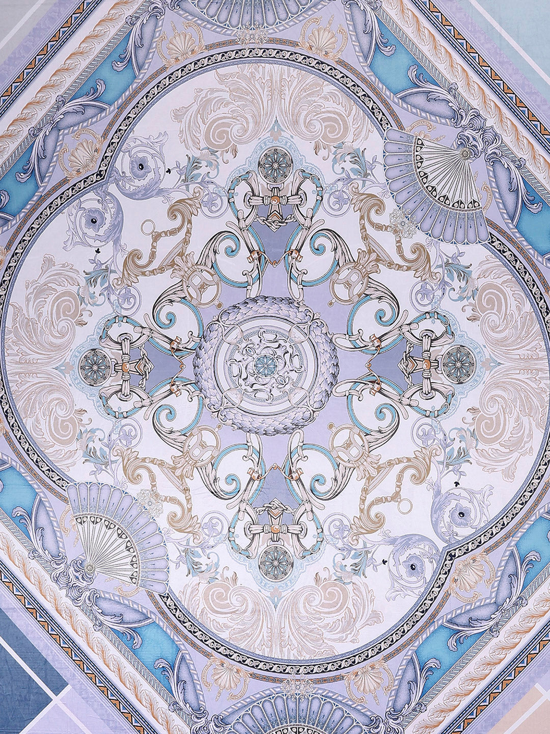 252 GSM 100% Polyester King Bed 1 Bedsheet with 2 Pillow Cover (Urban)