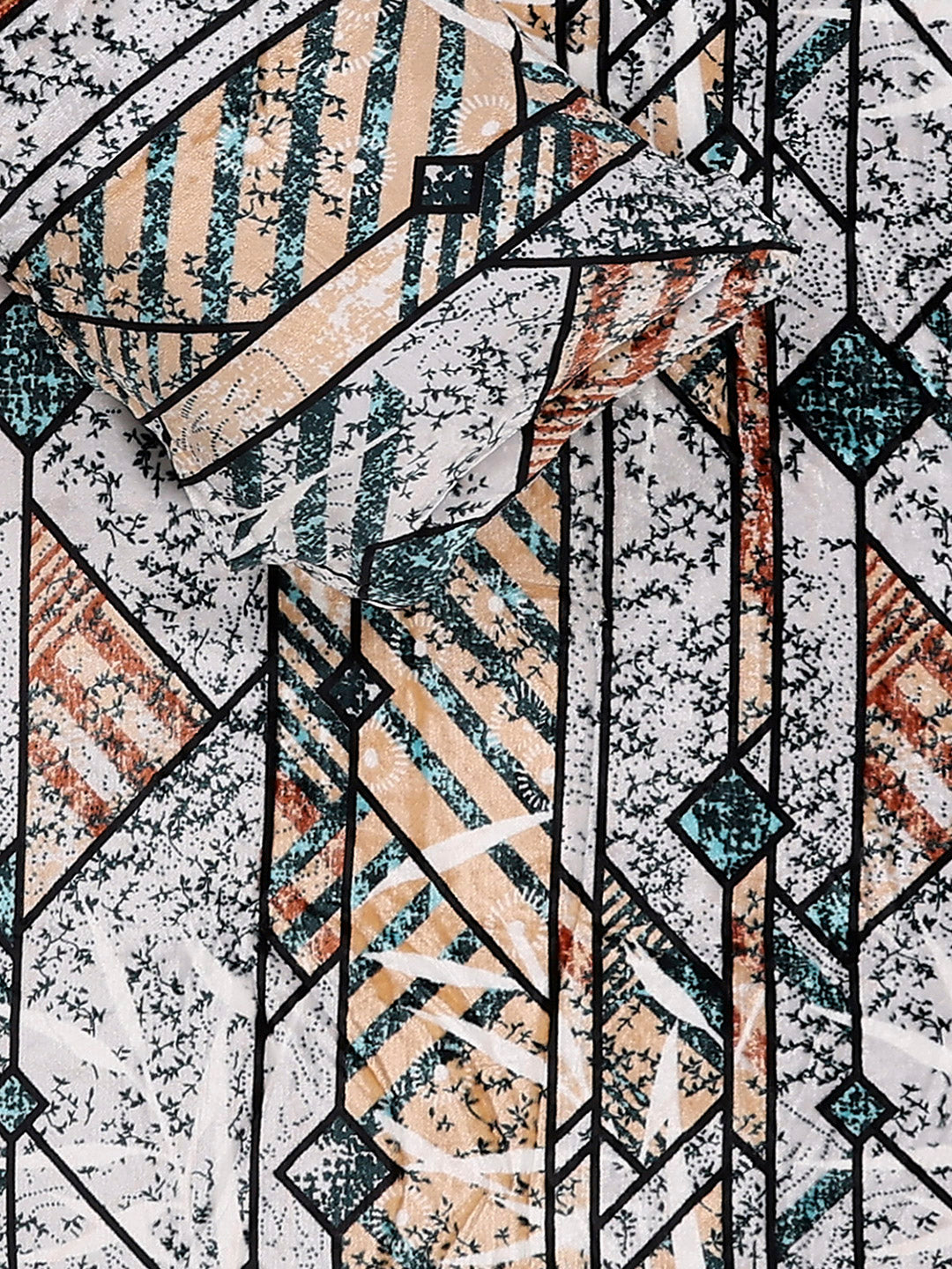 247 GSM 100% Polyester King Bed 1 Bedsheet with 2 Pillow Cover (Vibe)