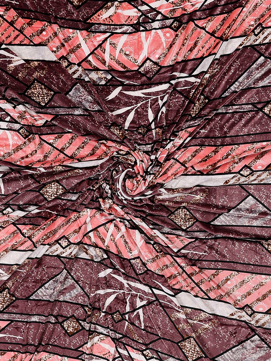 247 GSM 100% Polyester King Bed 1 Bedsheet with 2 Pillow Cover (Vibe)