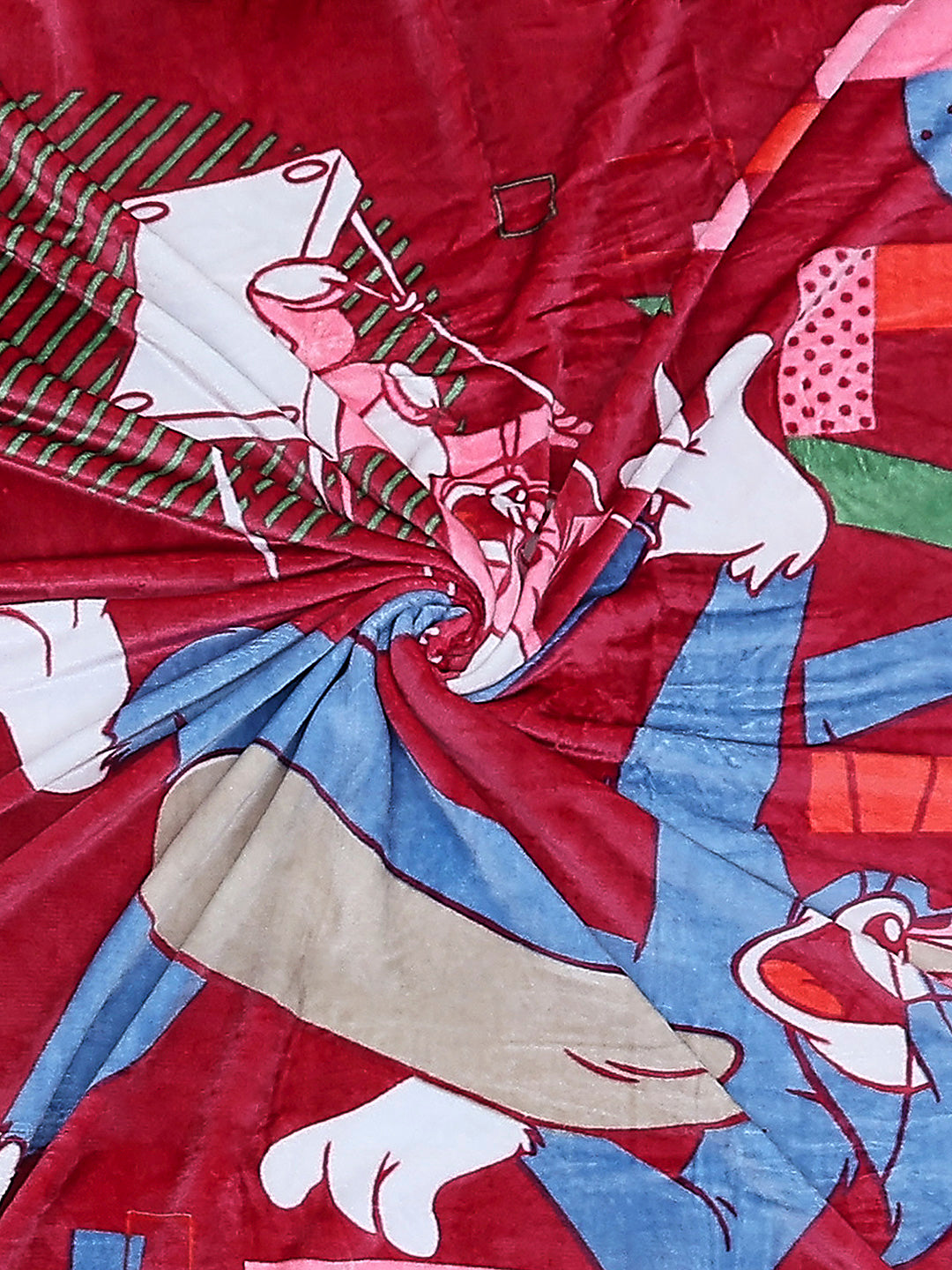 Printed Baby Winter Bedsheet 1 Ply, 370 GSM, 1.3 kg (Super Hero)