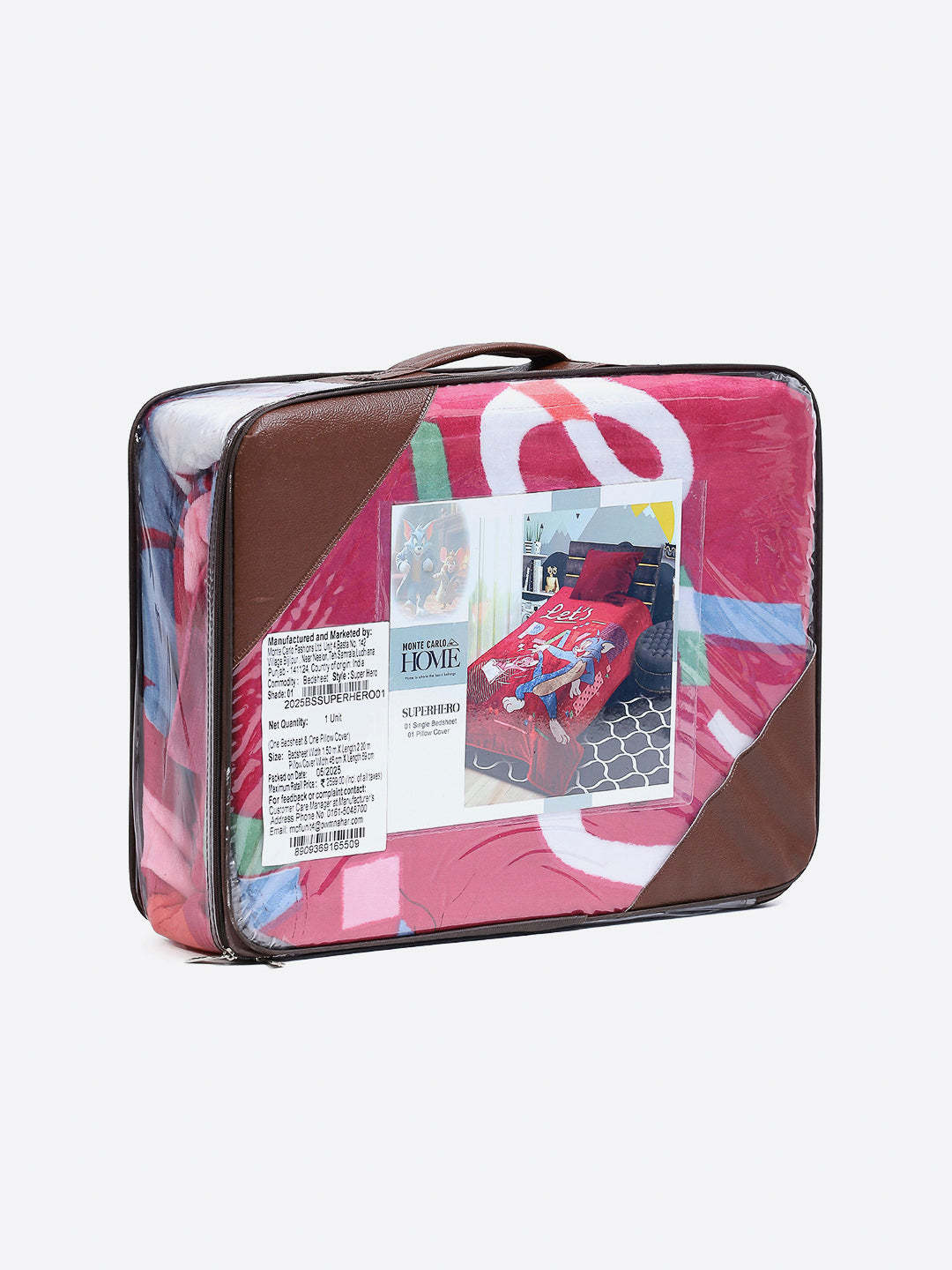 Printed Baby Winter Bedsheet 1 Ply, 370 GSM, 1.3 kg (Super Hero)