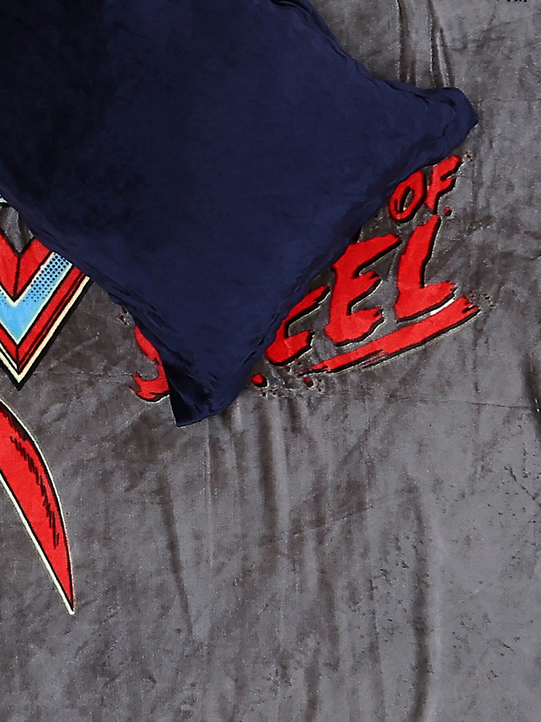 Printed Baby Winter Bedsheet 1 Ply, 370 GSM, 1.3 kg (Super Hero)