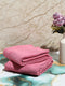 Peach Cotton Solid 380 GSM Bath Towel 2Pc Set (Albella)