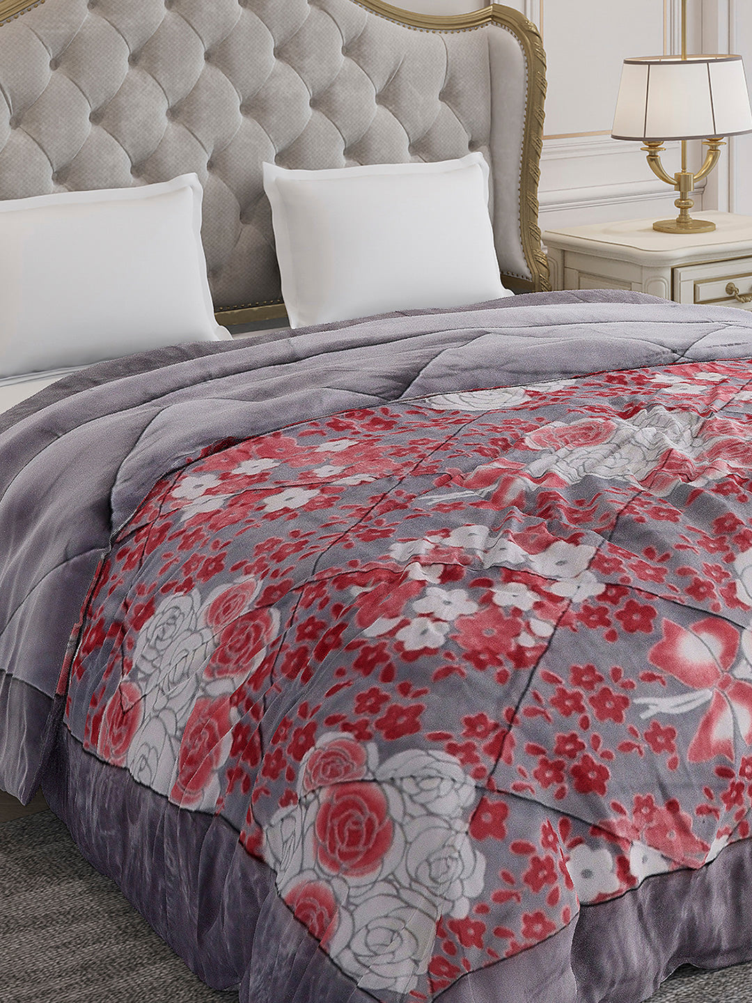 Printed Double Bed 1026 GSM Comforter for Winter - (Alia)