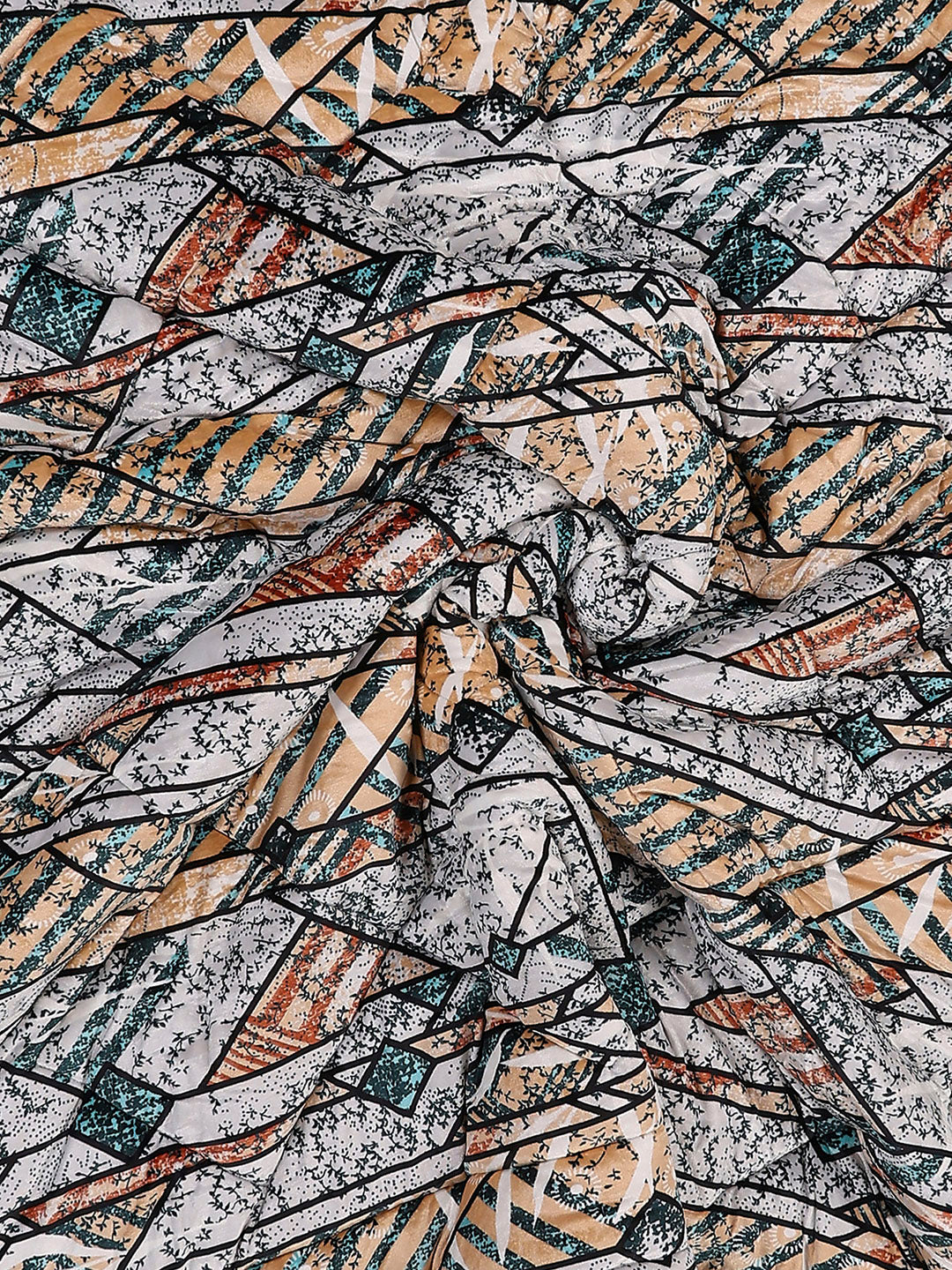 Printed Double Bed 852 GSM Comforter for Winter - (Altroz)