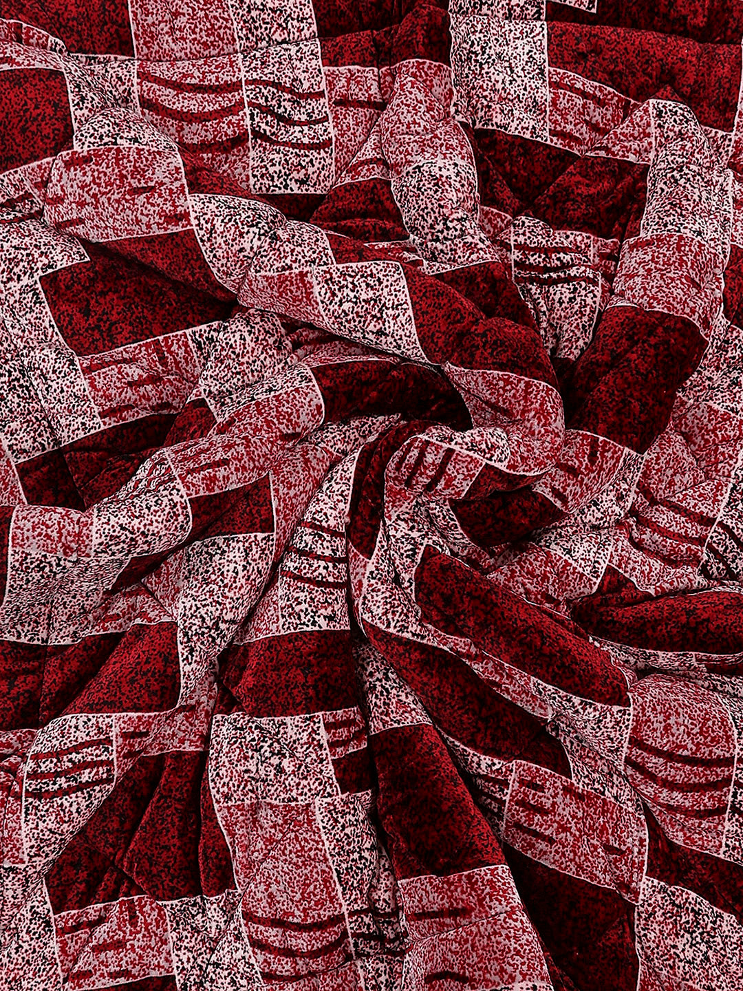 Printed Double Bed 852 GSM Comforter for Winter - (Altroz)