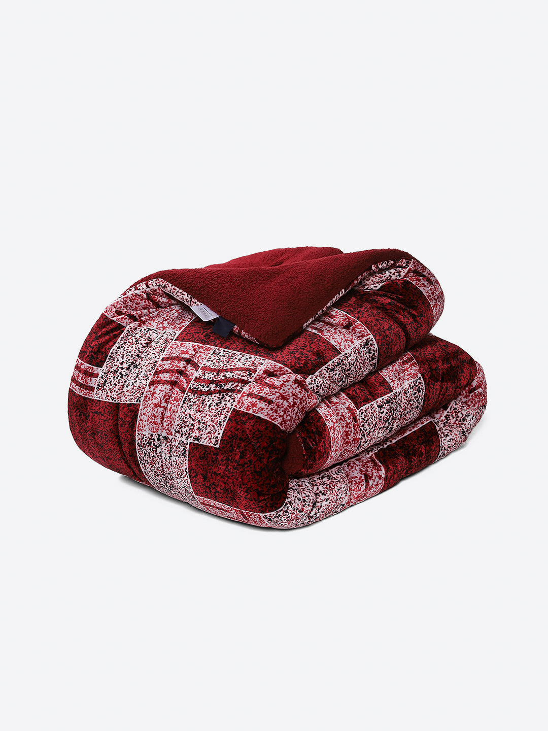 Printed Double Bed 852 GSM Comforter for Winter - (Altroz)