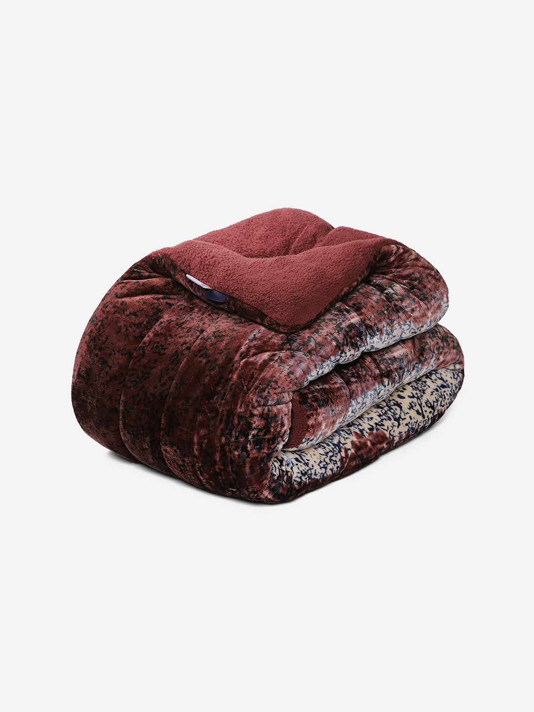 Printed Double Bed 852 GSM Comforter for Winter - (Altroz)