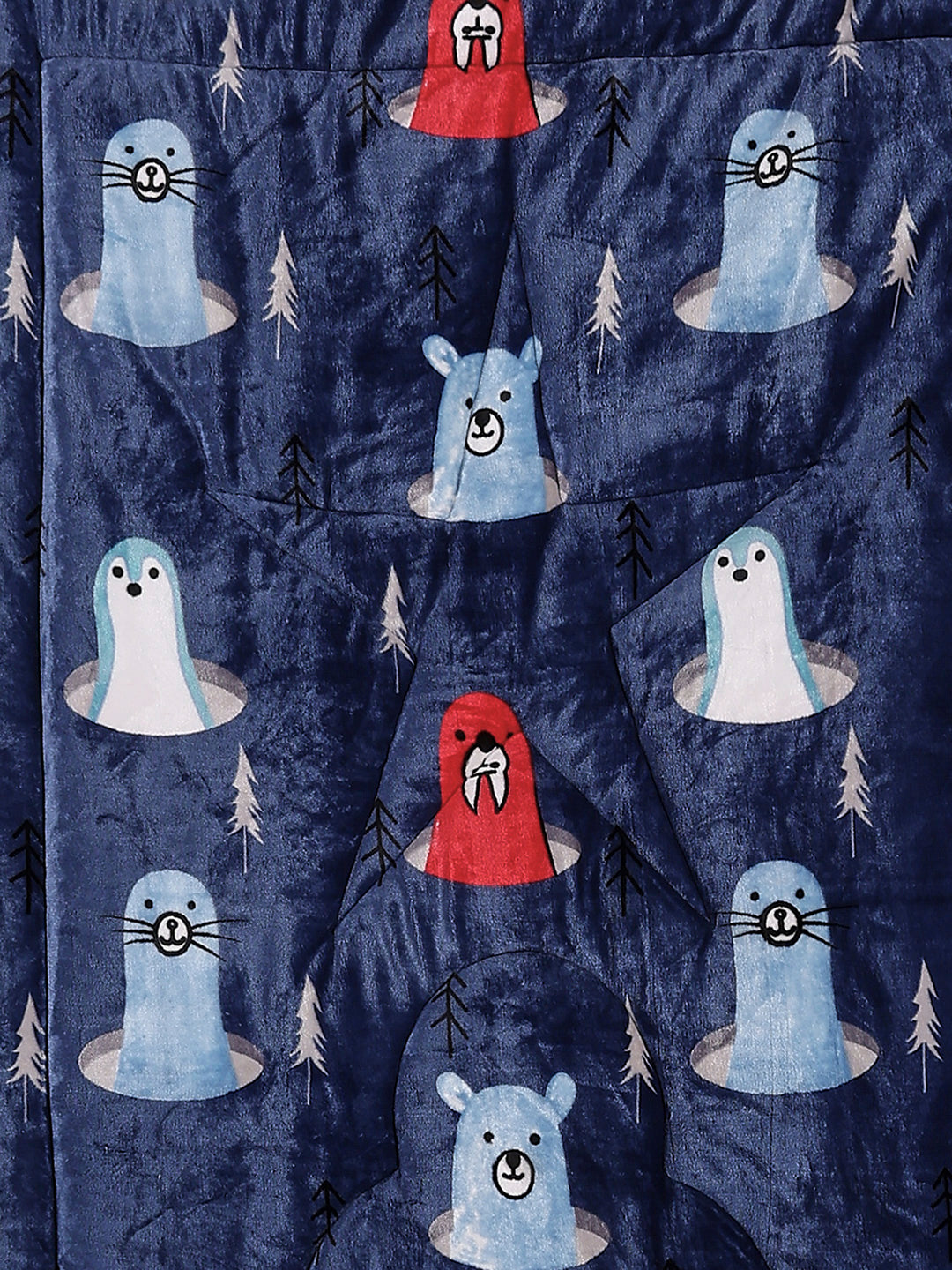 Printed Single Bed 1022 GSM Comforter for Winter - (Ananya)