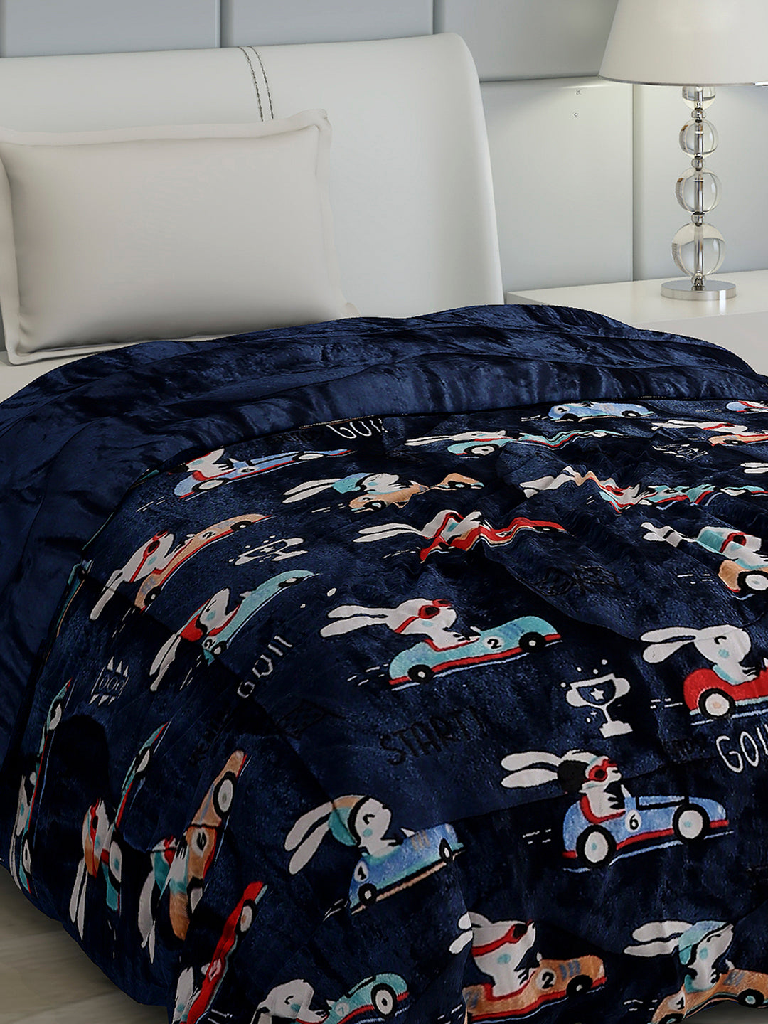 Printed Single Bed 1022 GSM Comforter for Winter - (Ananya)