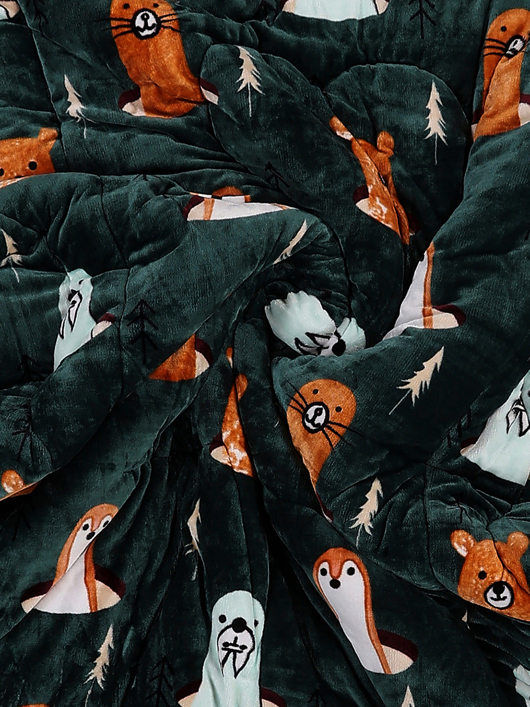 Printed Single Bed 1022 GSM Comforter for Winter - (Ananya)