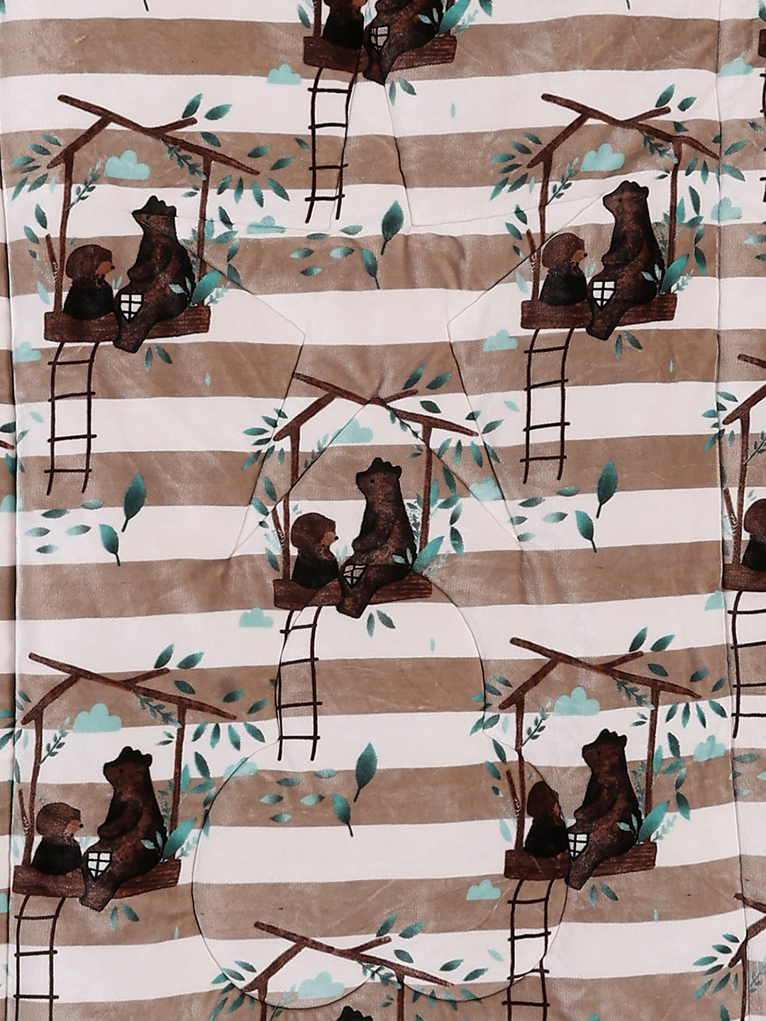 Printed Single Bed 1022 GSM Comforter for Winter - (Ananya)