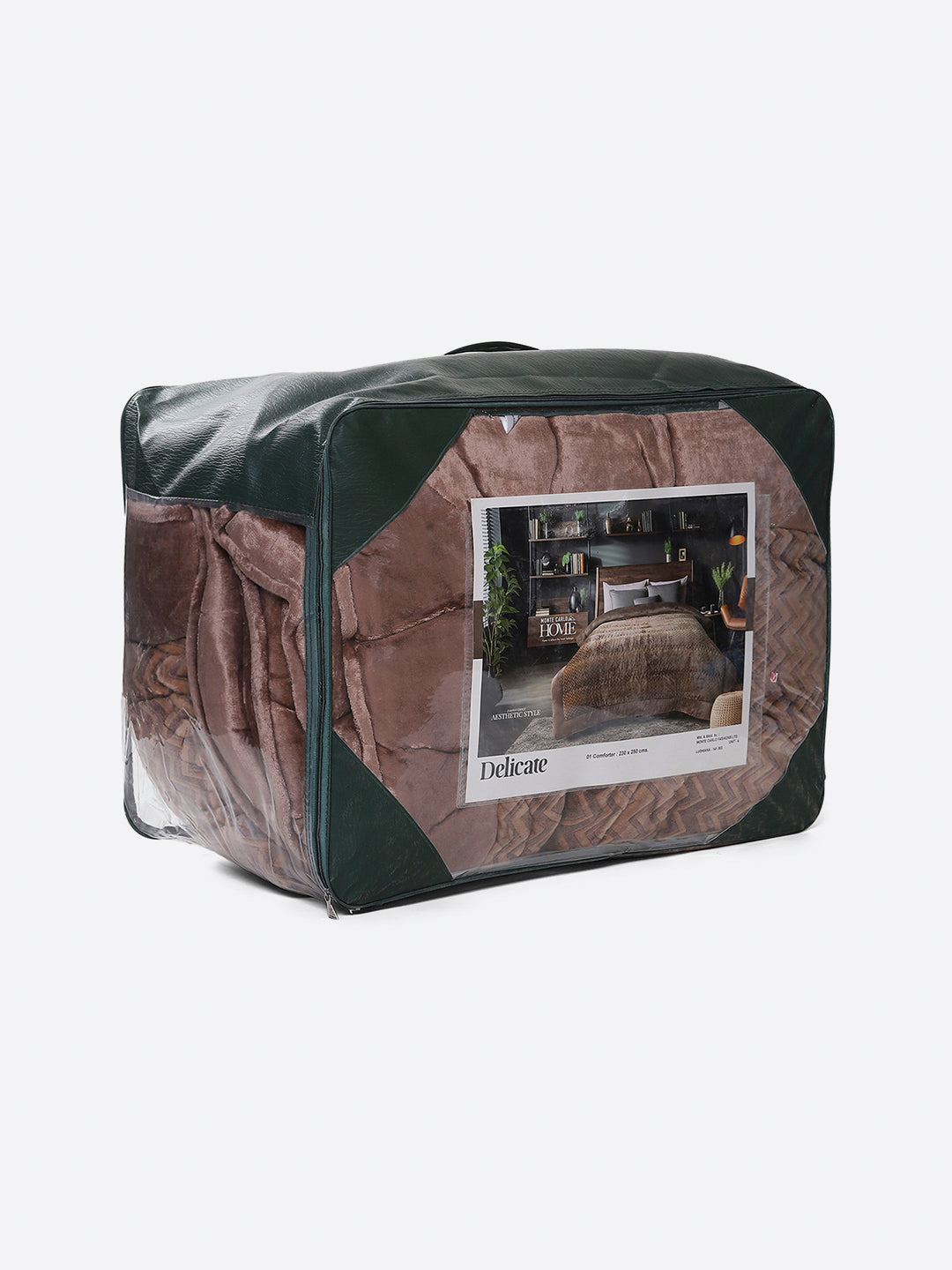 Printed Double Bed 1078 GSM Comforter for Winter - (Delicate)