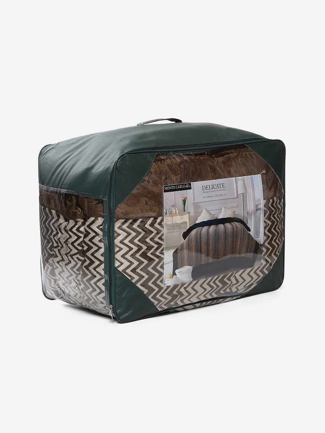 Printed Double Bed 1078 GSM Comforter for Winter - (Delicate)