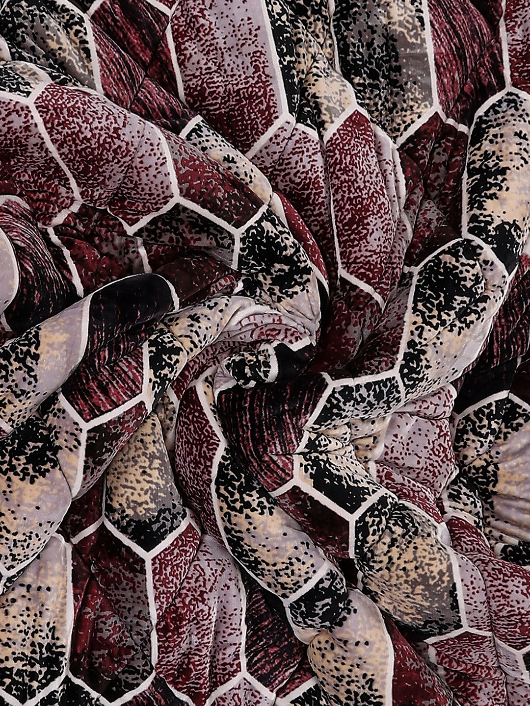 Printed Single Bed 1155 GSM Comforter for Winter - (Dixie)