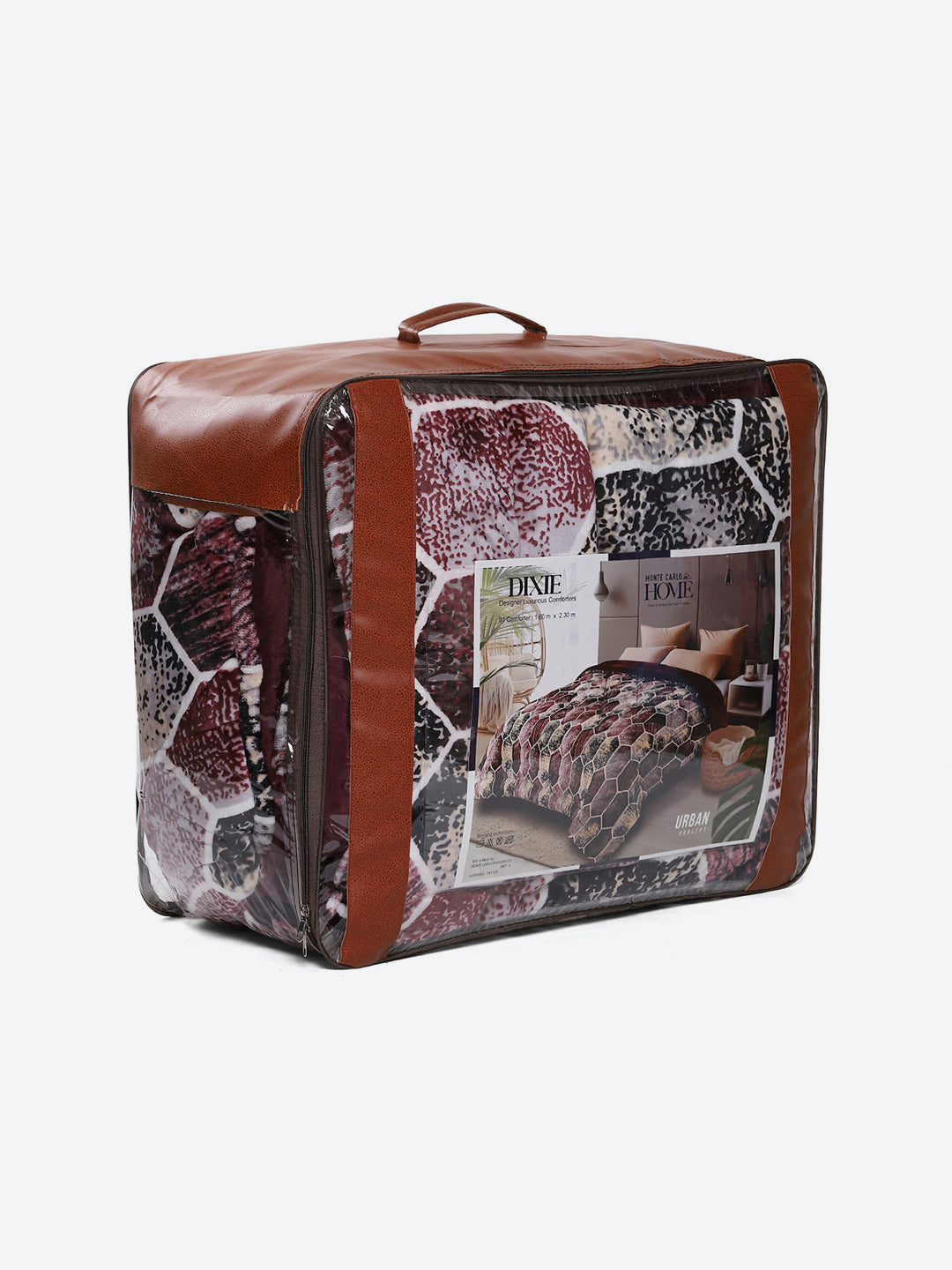 Printed Single Bed 1155 GSM Comforter for Winter - (Dixie)