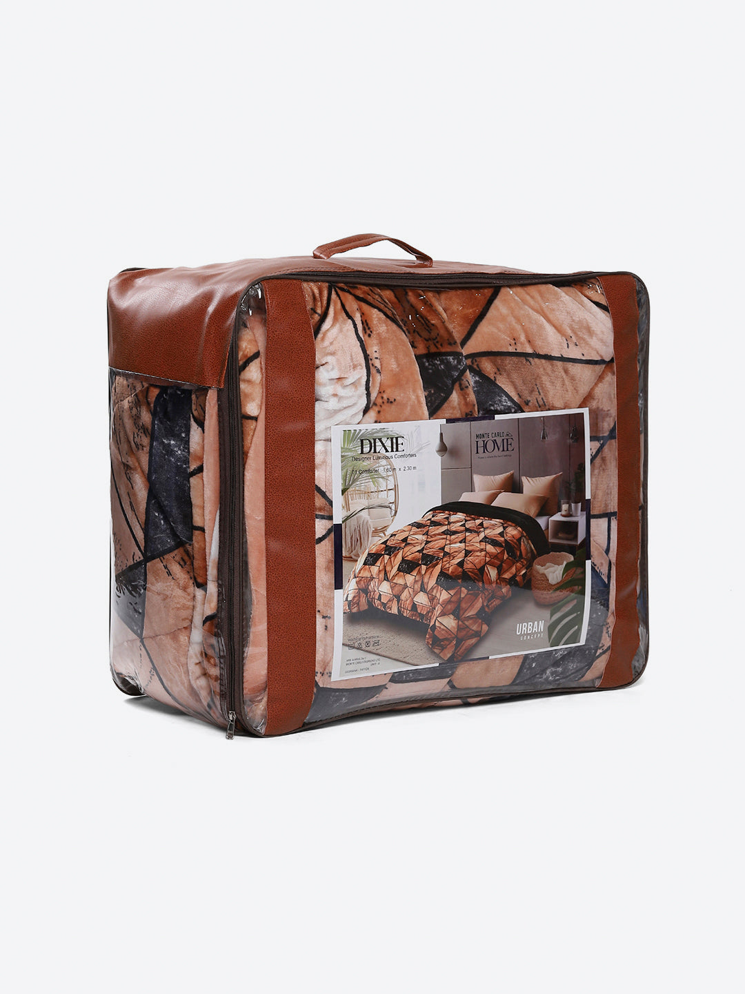 Printed Single Bed 1155 GSM Comforter for Winter - (Dixie)